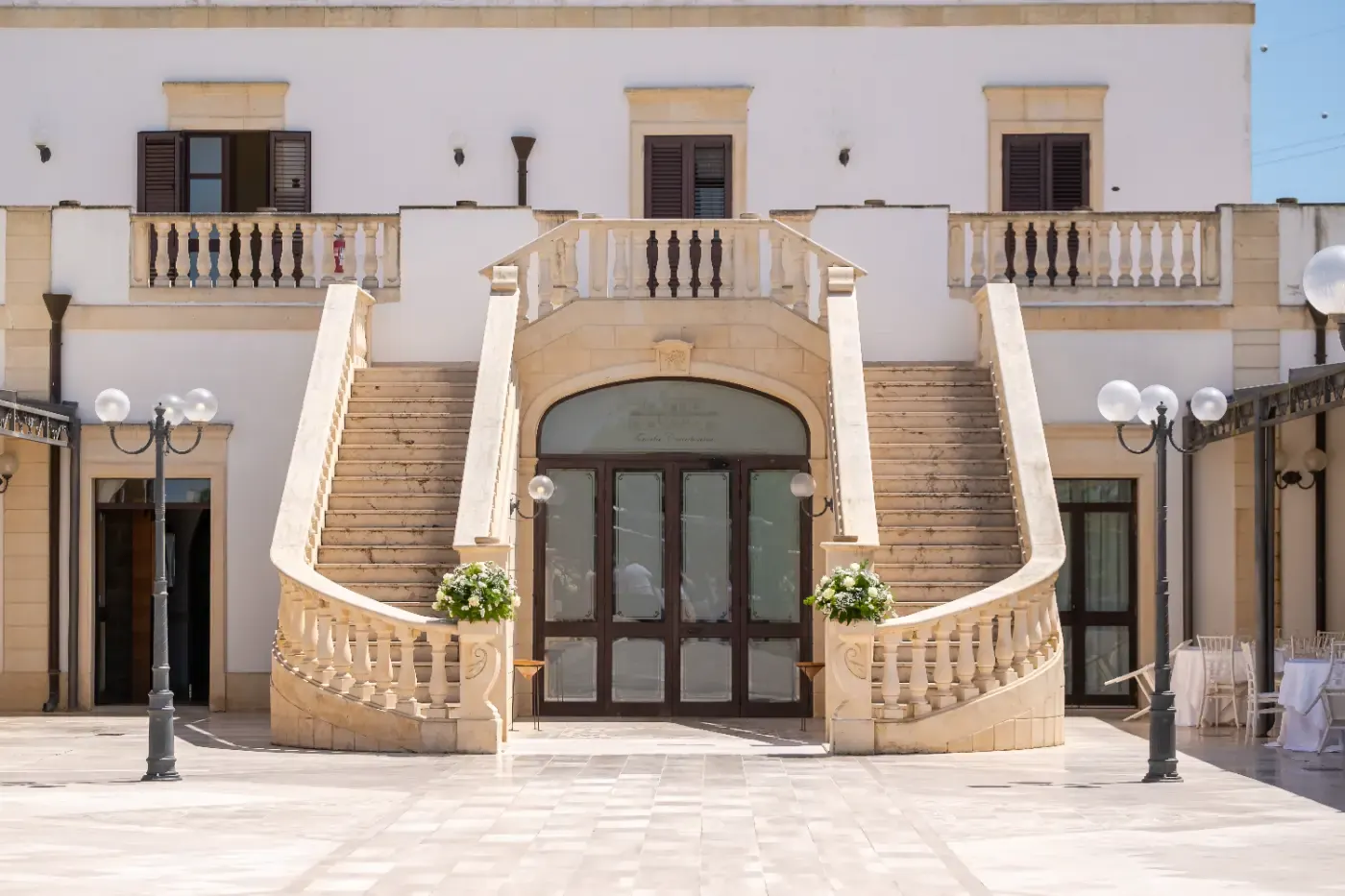 Ingresso della tenuta per eventi