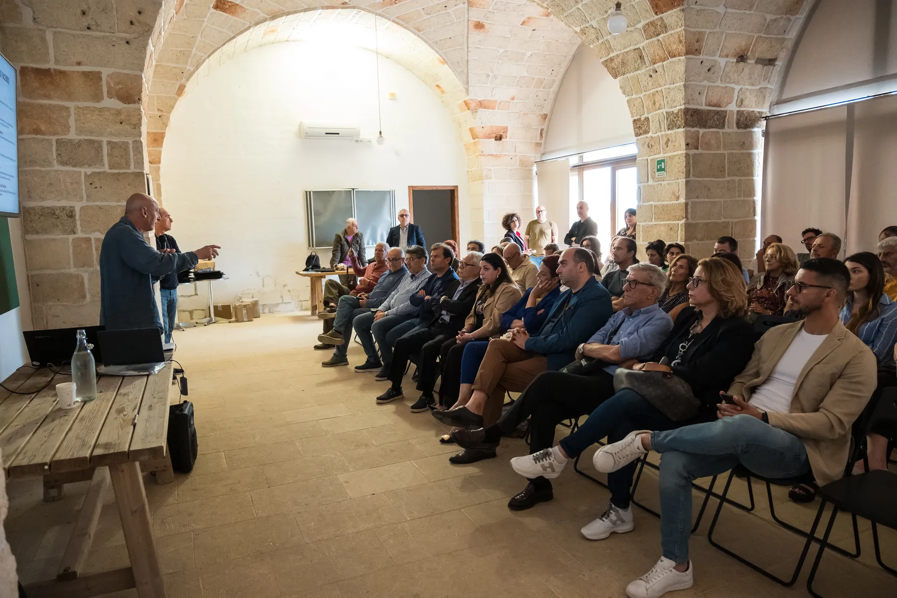Il pubblico alla presentazione