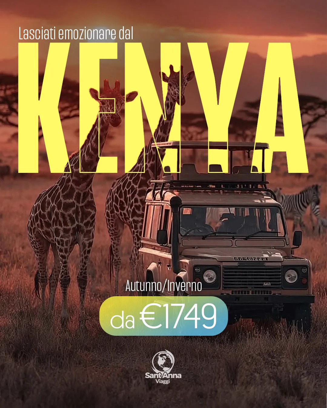 Post grafico: viaggio in Kenya da 1749 euro