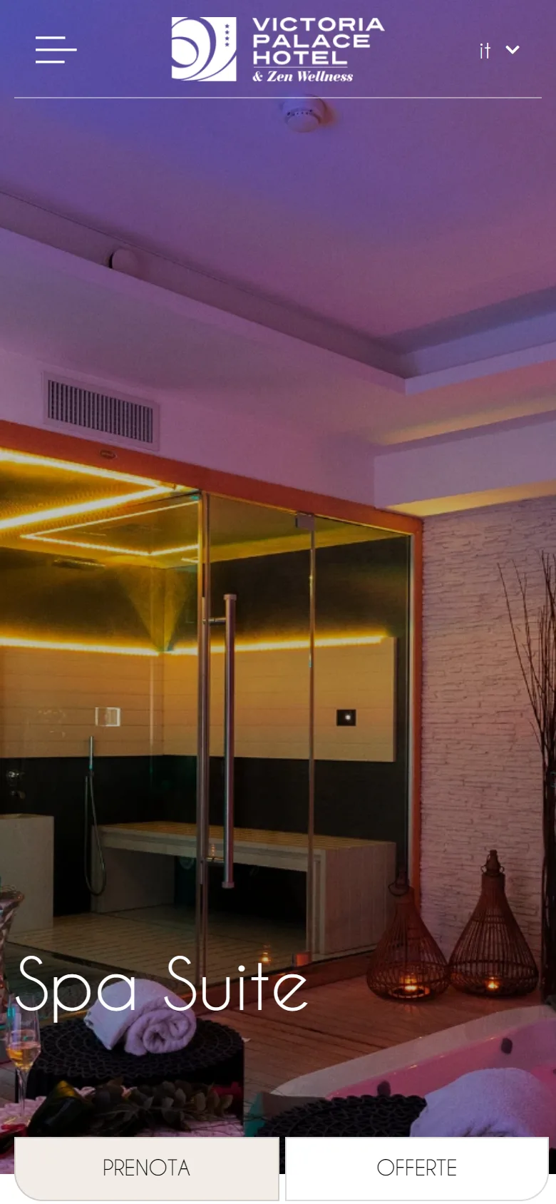 La Spa Suite su smartphone