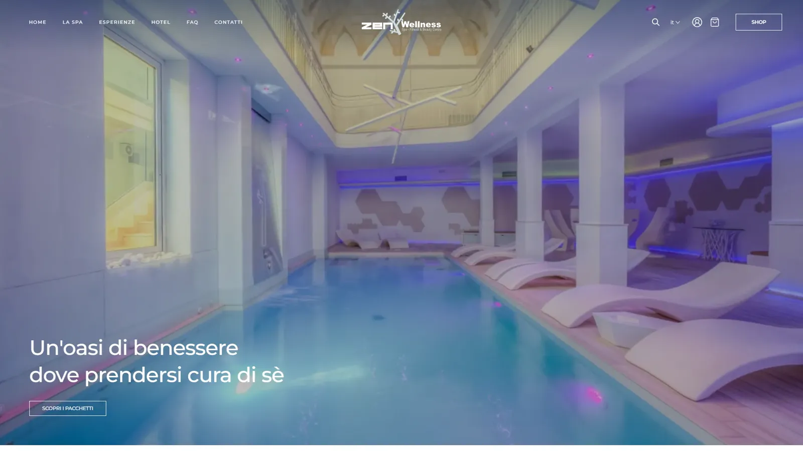 Scorrimento della home page